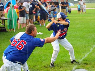 Chicago Comet Up to Bat